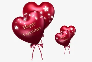 情人节气球免抠