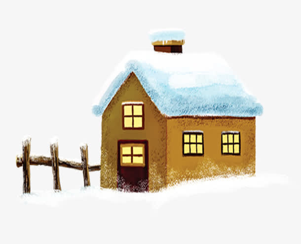 雪地房子免抠