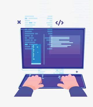 商务办公电脑编程免抠手绘/卡通卡通元素