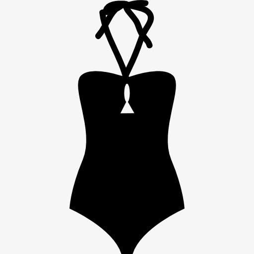 女性泳装图标免抠