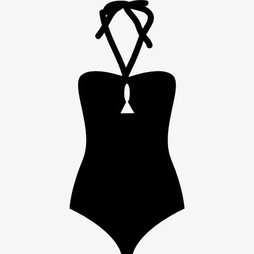 女性泳装图标免抠