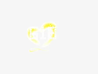 黄色飘带方格618字体免抠