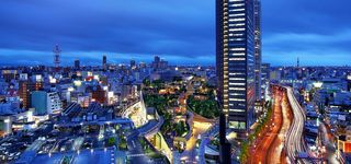 夜景城市海报素材高清