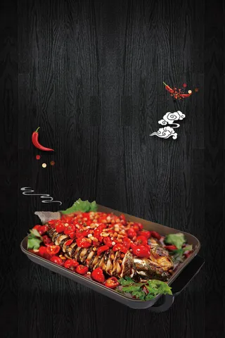 美食海报背景素材高清