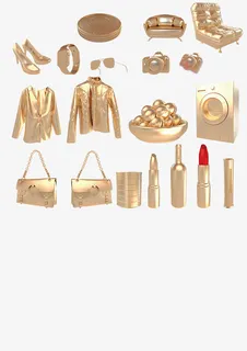 金属质感建模免抠