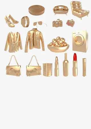 金属质感建模免抠