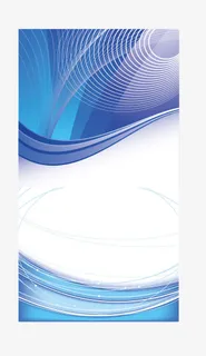蓝色海报免抠