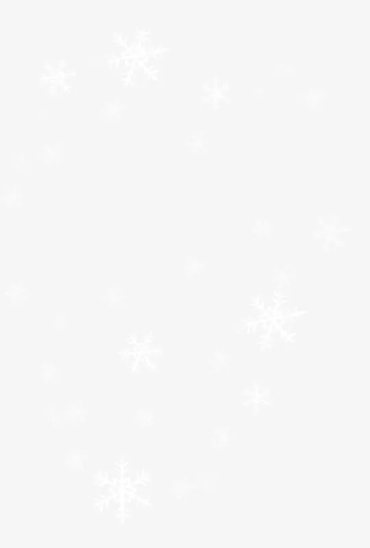 冬季飘雪雪花免抠