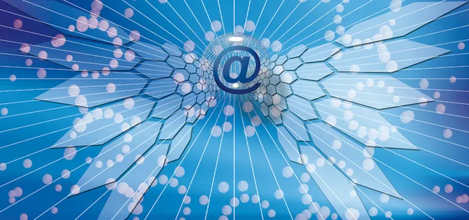 蓝色视觉背景高清