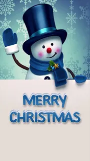 可爱萌卡通圣诞H5背景高清