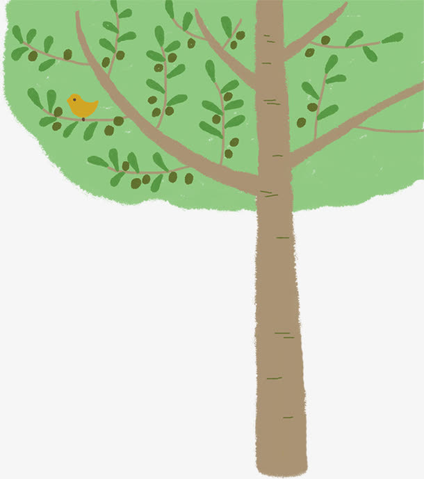高清手绘摄影绿色植物免抠