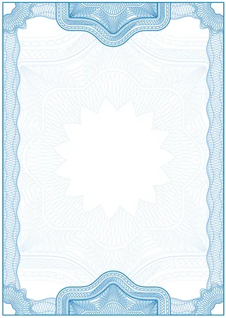 证书简约清新边框背景高清