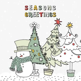 卡通圣诞插画矢量素材免抠