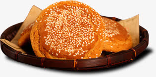 芝麻饼免抠