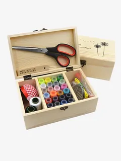 木质针线盒套盒免抠