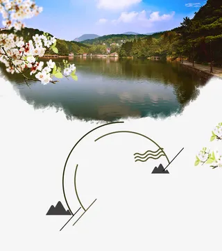 夏季旅游海报素材免抠