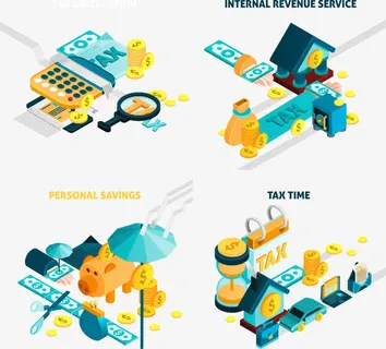 矢量金融相关元素素免抠