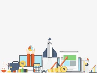 扁平化建筑免抠