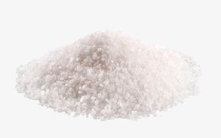 一堆白色粗盐免抠