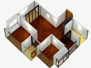 精装房俯视图免抠