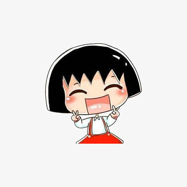 开心的小女孩免抠