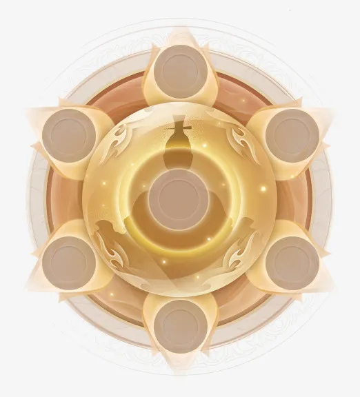 中国风 游戏ui 转盘 修仙 元素免抠