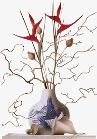 鲜花花草矢量花草素材免抠