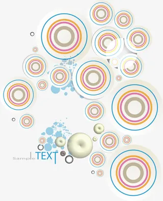 科技圆圈背景