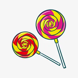 卡通棒棒糖免抠