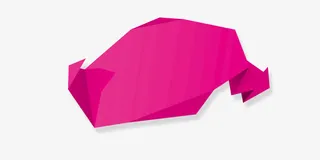 折纸横幅免抠素材免抠