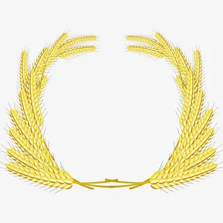 麦穗徽章免抠