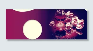 玫瑰红酒背景高清