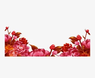 古色古香花卉免抠