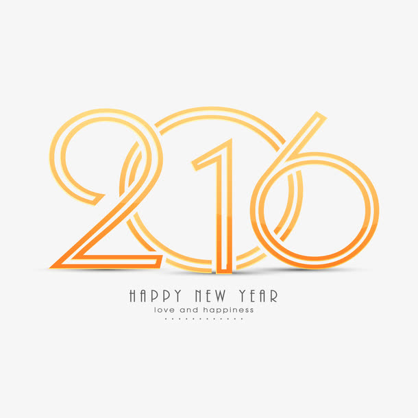 2016镂空卡通字体免抠