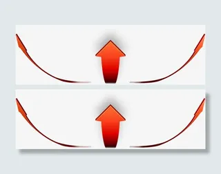 向上箭头透明主页免抠