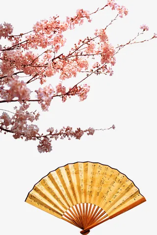 春色撩人桃花朵朵开免抠