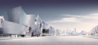 公路城市大气商务浅色淘宝海报背景高清