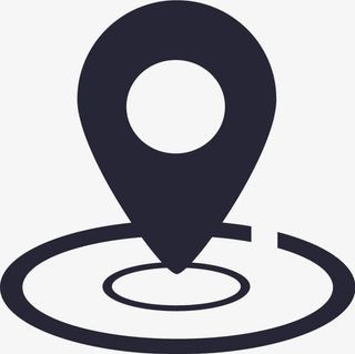 蓝色卡通坐标图标免抠