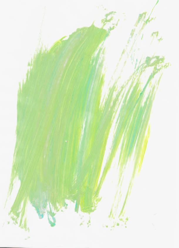 彩色颜料绘画涂抹免抠