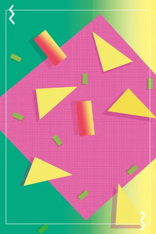 彩色渐变几何电商广告背景素材高清