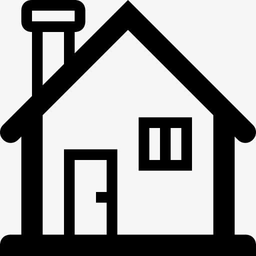 建筑家庭回家房子住宅建筑与室内免抠