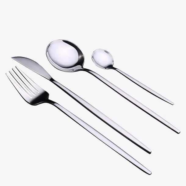 不锈钢餐具啊免抠