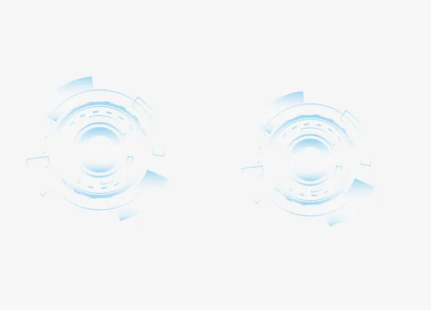 矢量浅蓝色VR科技背景科技素材