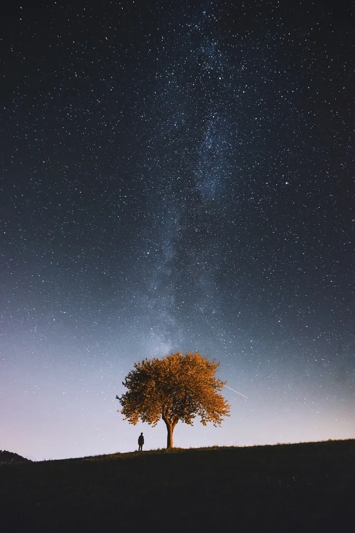 文艺星空背景素材高清
