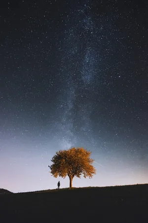 文艺星空背景素材高清