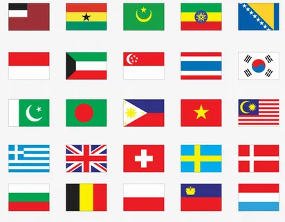 世界各国国旗免抠 世界各国国旗免抠