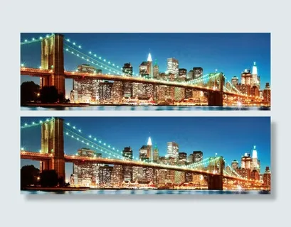 都市夜灯淘宝海报背景