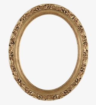 欧式复古镜框免抠