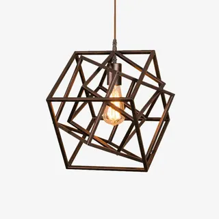 创意几何灯具免抠