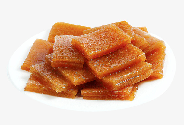 黄褐色酸枣糕素材免抠